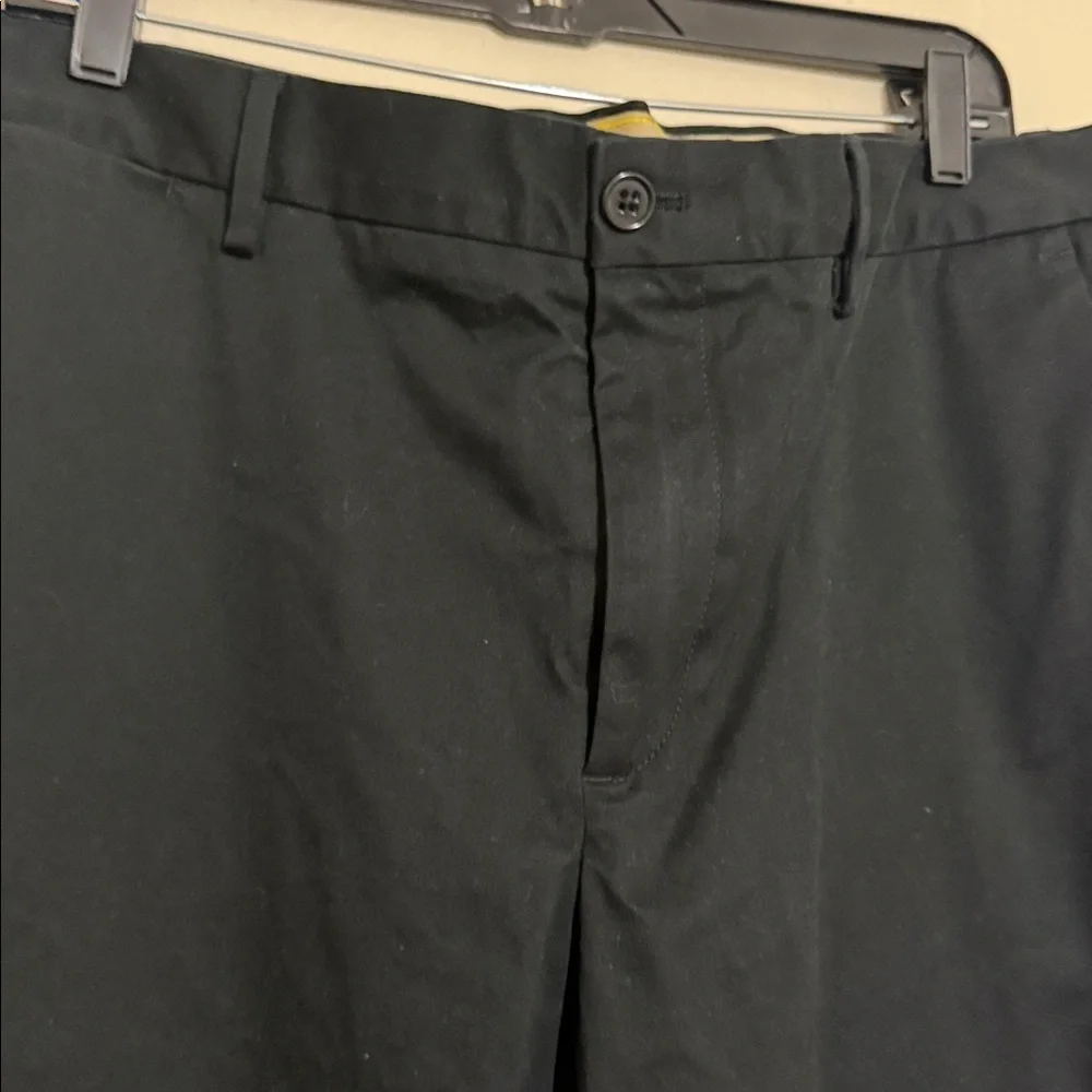 Banana Republic Men's black chino Pants tapered 36X32 casual office grandpa Y2K